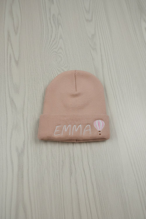 Berretto bambino con ricamo nome
