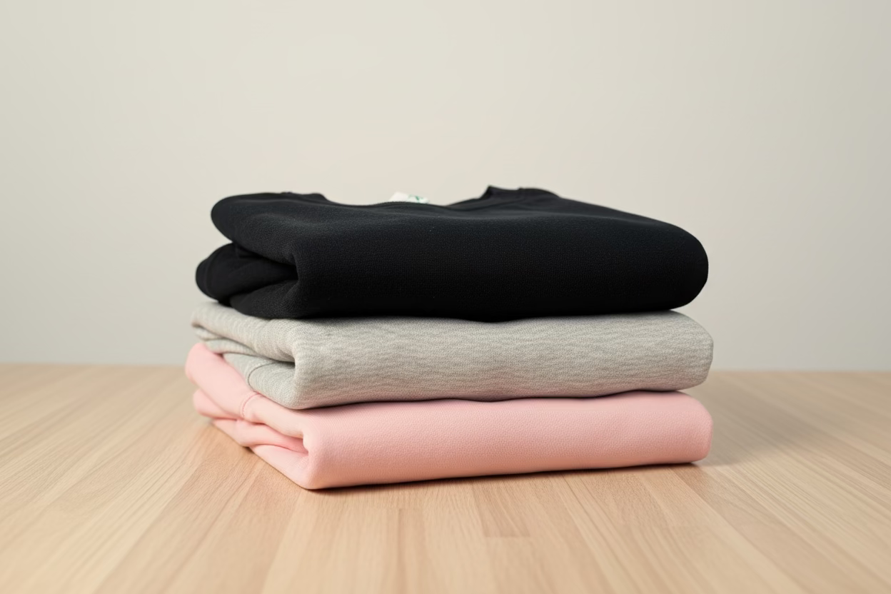 Felpa ricamo girocollo