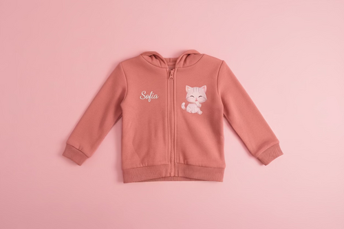 Felpa baby con stampa e nome
