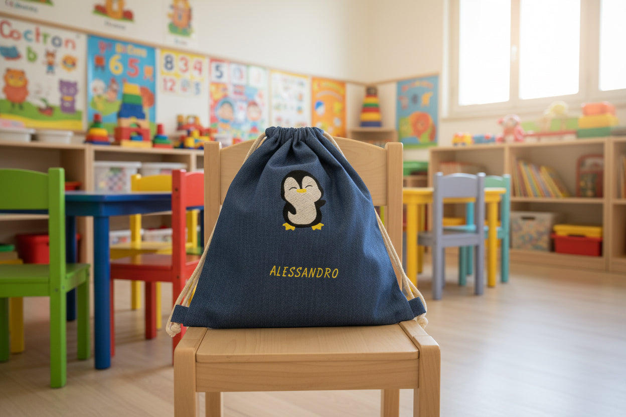 Sacca cambio asilo personalizzata