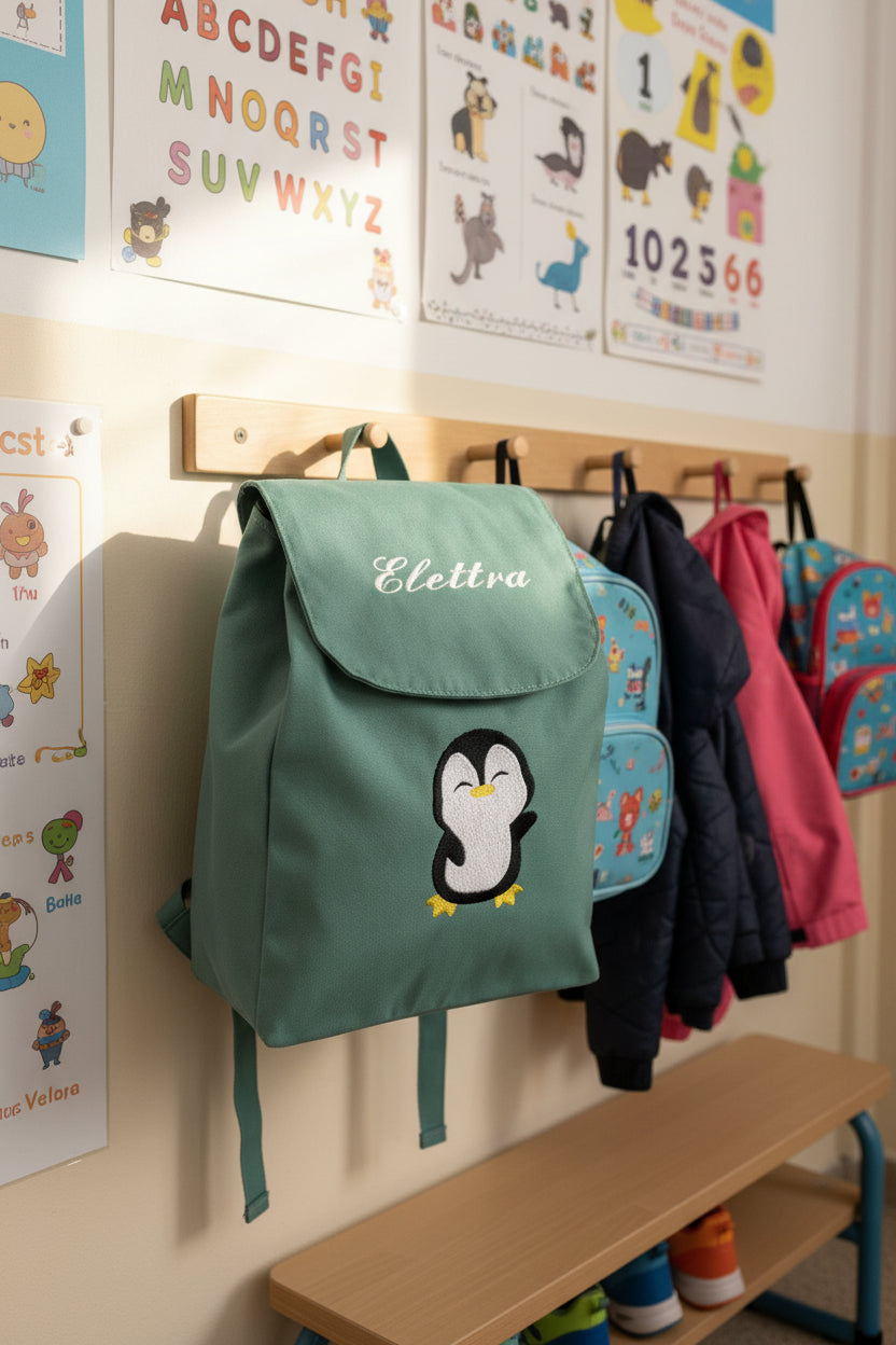 Zainetto personalizzato con ricamo