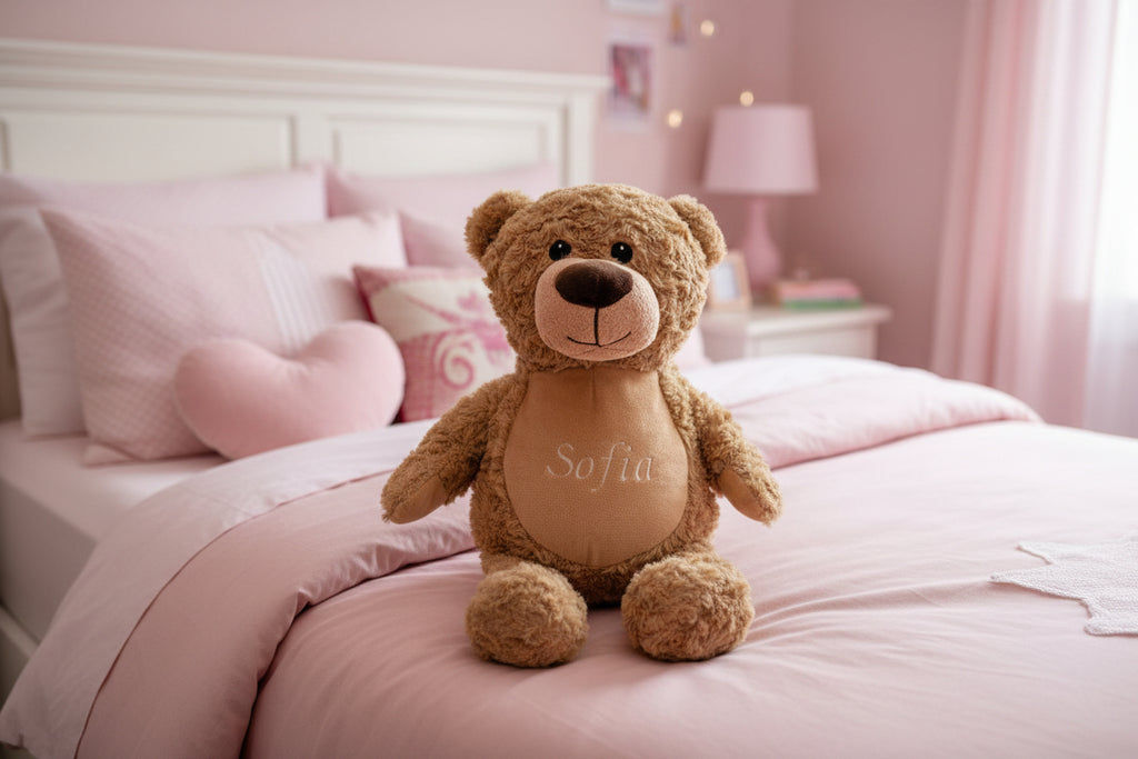 Peluche con nome ricamato